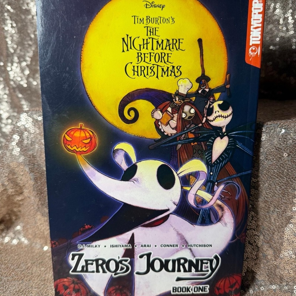Disney Nightmare Before Christmas Zero's Journey Book 1 Manga TOKYOPOP Jack Skel